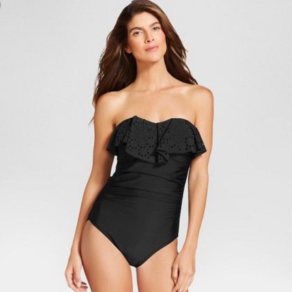 Merona Other - Black one piece bathing